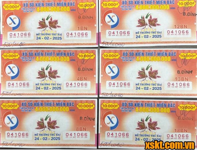 XSMB: Đã có khách hàng ở Tây Hồ Hà Nội trúng 3,5 tỷ đồng kỳ quay ngày 24/2/2025