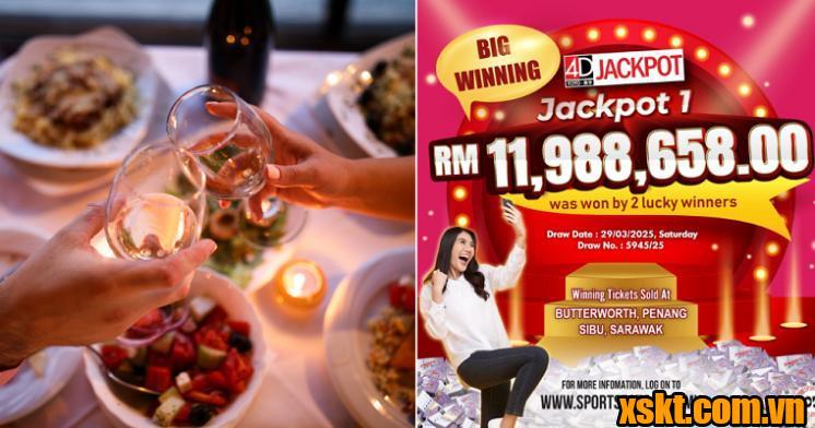 Ăn tối kỷ niệm ngày cưới, bác sĩ may mắn trúng độc đắc 67 tỷ