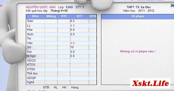 Phụ huynh mơ thấy bảng điểm là lo lắng thành tích của con cái